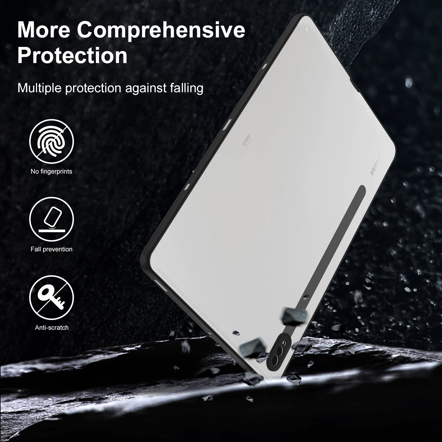For Samsung Galaxy Tab S7 T870 / Tab S8 X700 Tablet Case Contrast Color PC TPU Matte Cover For Samsung Galaxy Tab S7 T870 / Tab S8 X700 Tablet Case Contrast Color PC TPU Matte Cover